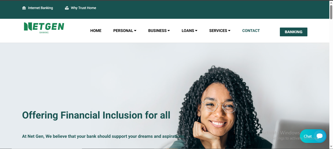Banking Website